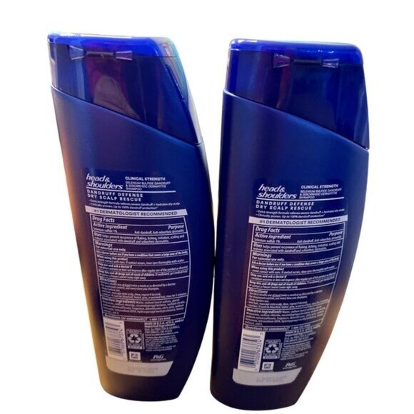 Head & Shoulders Clinical Strength Dandruff Defense Shampoo 13.5 Fl Oz Pack Of 2 - Picture 2 of 4